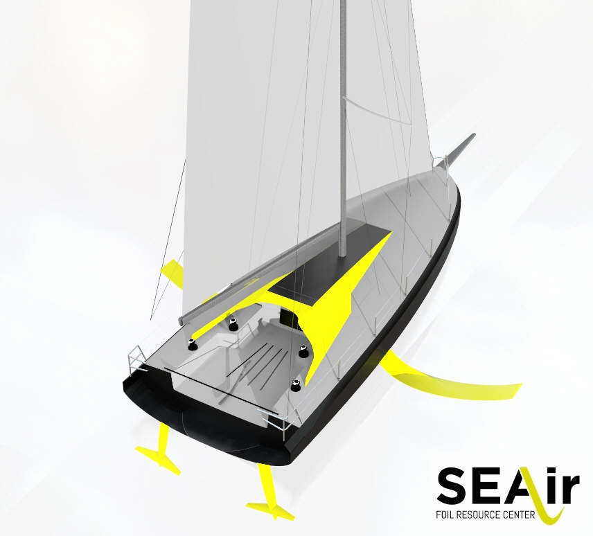 Doppelruder mit T-Foils © SEAir © SEAir