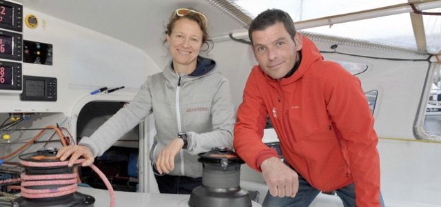 Isabelle Joschke, Pierre Brasseur, IMOCA, transat Jacques Vabre
