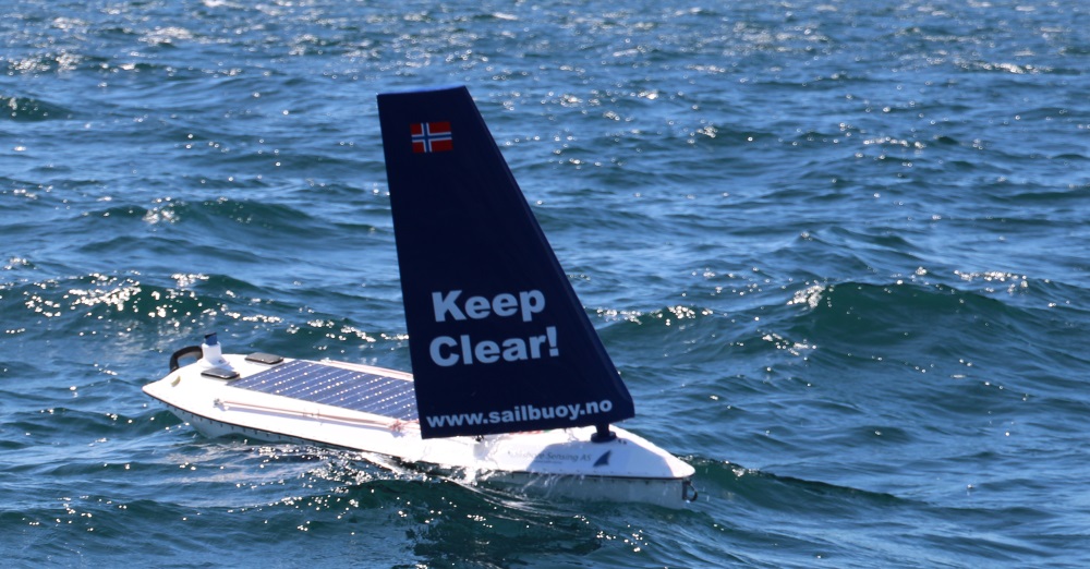 Sailbuoy wurde von einem Fischerboot eingesammelt. © Sailbuoy Sailbuoy