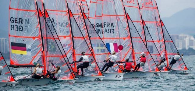 Maru Scheel und Freya Feilcke haben als Fünfte bei den 29er Mädchen für das beste deutsche Ergebnis gesorgt. © Jesus Renedo Sailing Energy Maru Scheel Freya Feilcke
