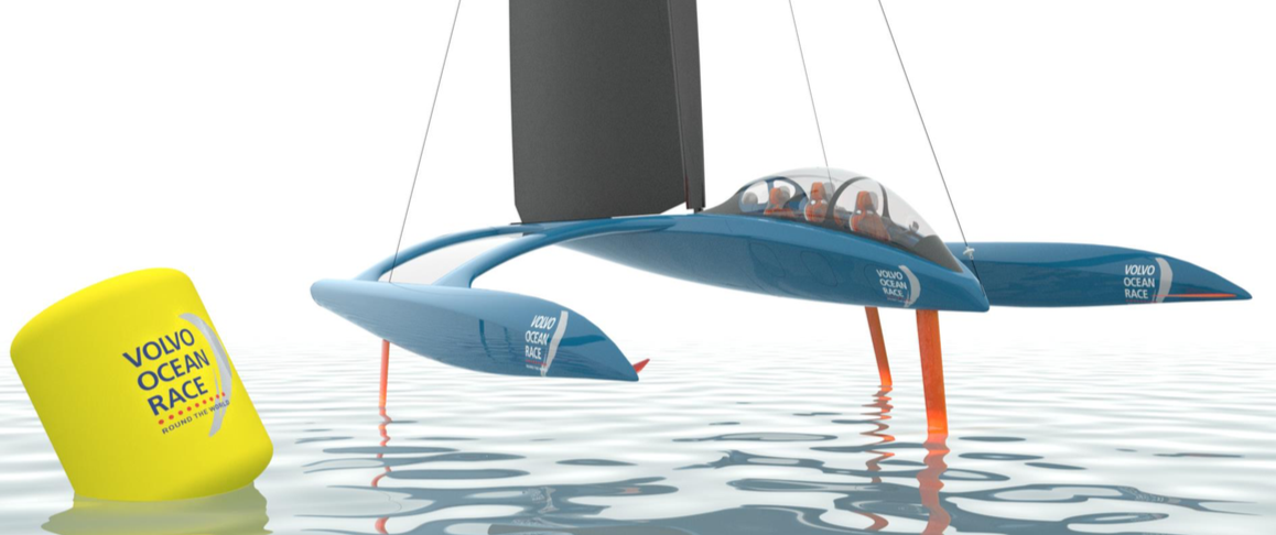 Bei der Tonnenrundung. © Studio ST Yacht ST Foiler
