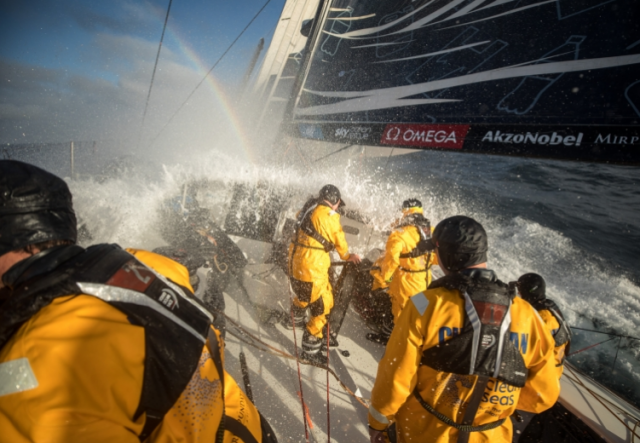 Turn The Tide konnte bisher beim VOR nicht immer den Speed der Schnellsten halten, engagierte sich aber wissenschaftlich und sammelte Daten über die Verbreitung von Mikroplastik. © Sam Greenfield/Volvo Ocean Race Volvo Ocean Race
