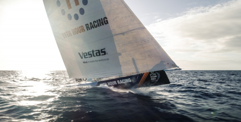 Vestas mit Code Zero hoch am Wind. Das ist seit Tagen der Modus für die Volvo Ocean Racer. © Martin Keruzore/Volvo Ocean Race