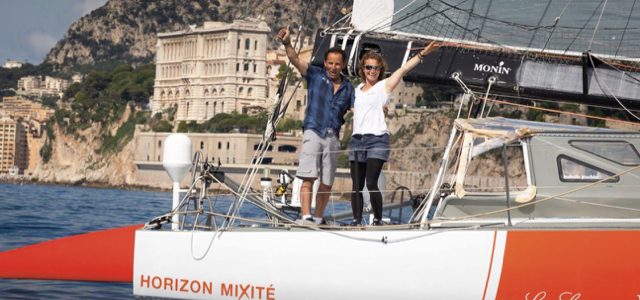 Monaco Globe , Isabelle Joschke, IMOCA