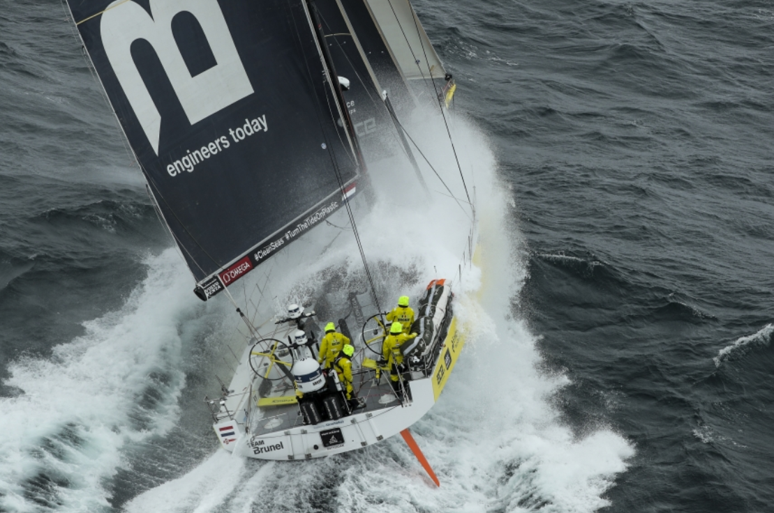 Brunel ist bei 40 Knoten Wind der Chef im Ring. © Ainhoa Sanchez /VOR