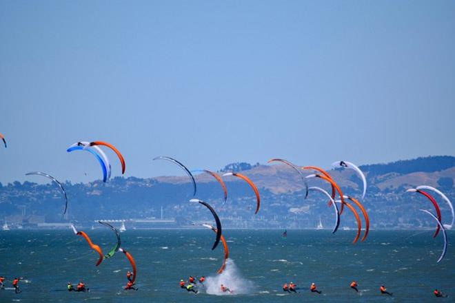 Start der Hydrofoil Pro Tour in San Francisco. © John Navas/Hydrofoil Pro Tour