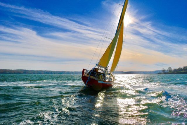 Sextanten-Navigation klappt meist nur bei Kaiserwetter. © ggr Golden Globe Race