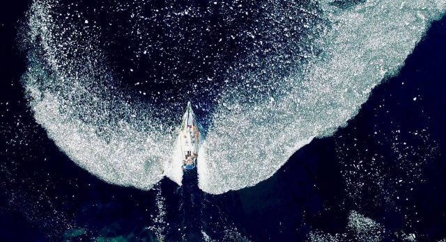Rein theoretisch könnte hier Totwasser entstehen. Wenn auch die Growler schon genug abbremsen © voyage d’yvenic Arktis, Umwelt, Schifffahrt,