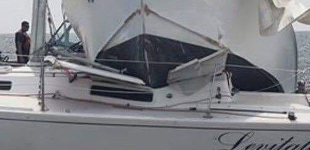 Motorboot, Segelyacht, Crash, Unfall