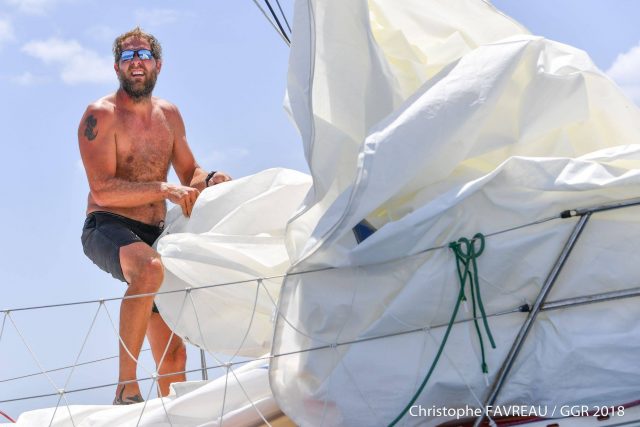 Ruderer, Segler und jetzt auch noch Held: Mark Slats finisht heute Abend auf Rang 2 des GGR © golden globe race Mark Slats, Golden Globe Race