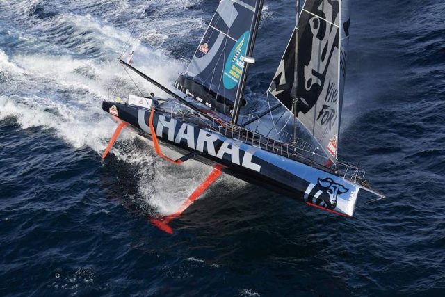 Erste Yacht der neuen IMOCA-Generation und Mit-Favorit bei der New York-Vendée: Charal. © Yvan Zedda