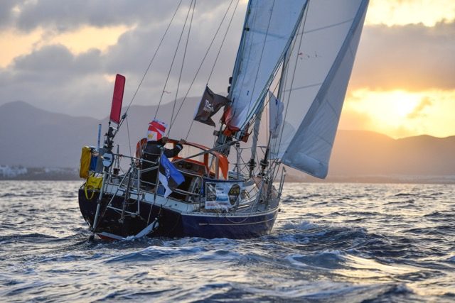 Uku Randmaa auf seiner Rustler 36 © ggr/favreau/ppl Golden Globe Race