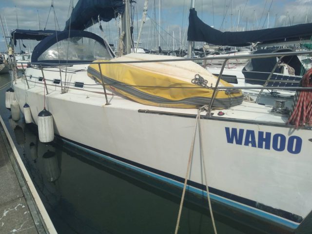 Die Yacht wurde später sichergestellt © murke MOB, Rettung, Jeans