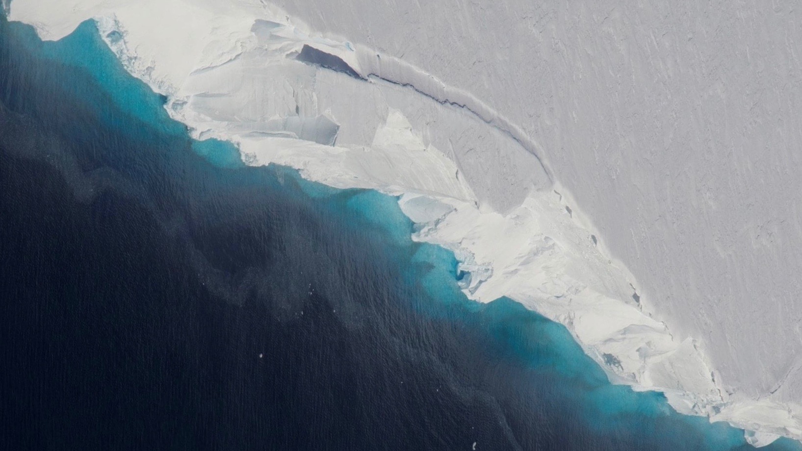 Der Thwaites-Gletscher im Marie-Byrd-Land © NASA/OIB/Jeremy Harbeck