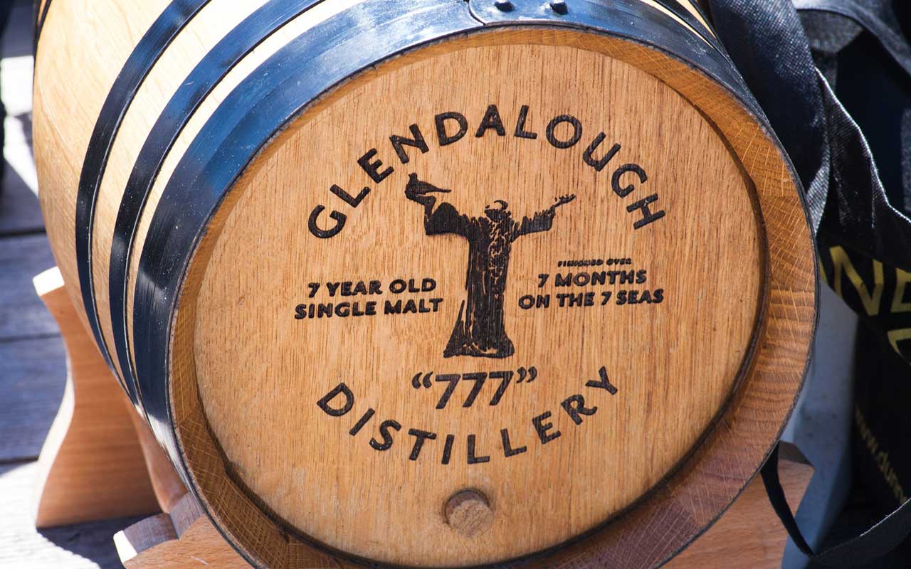 Das begehrte Whisky-Fass an Bord der Hanley Energy Endurance © GGR