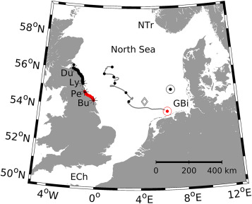 So weit driftete die GPS-Boje © uni oldenburg