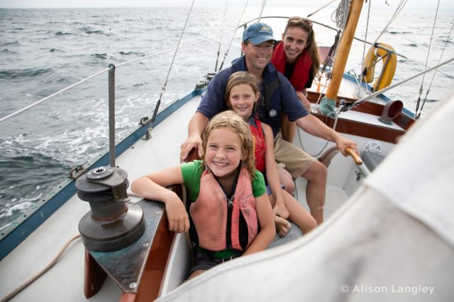Die Breinerds im Glück © alison langley / CCA Fahrtensegeln, Küste, Familie