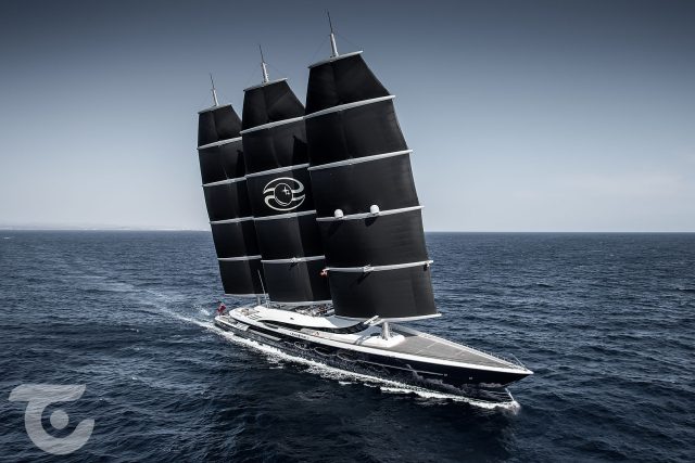 Ein wahres Kleinod, trotz über 100 Metern Länge © van Oossanen/oceancos/black pearl Black Pearl, Megayacht,
