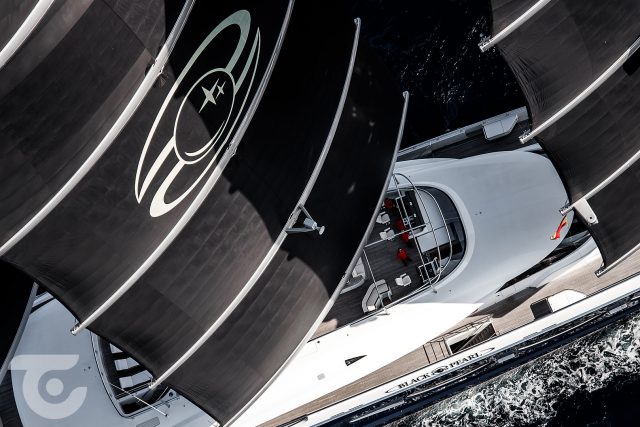 Möwenperspektive © van Oossanen/black pearl/oceancos Black Pearl, Megayacht,