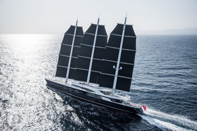 Auch Milliardäre brauchen Ziele: Bald ohne Einsatz fossiler Brennstoffe über den Teich? © van Oossanen/black pearl/oceancos Black Pearl, Megayacht,
