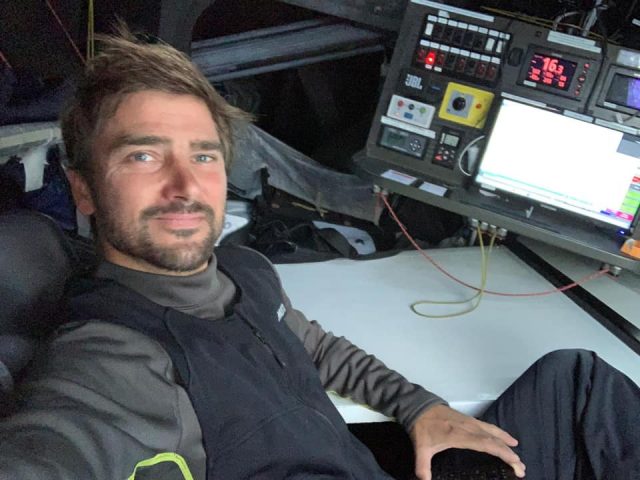 Boris Herrmann an Bord der Malizia © herrmann racing Bermude 1000 Race, Boris Herrmann, Samantha Davies