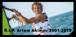 Trainingsunfall: Russischer National-Surfer Artem Akimov (18) von Foiler-Fähre überfahren