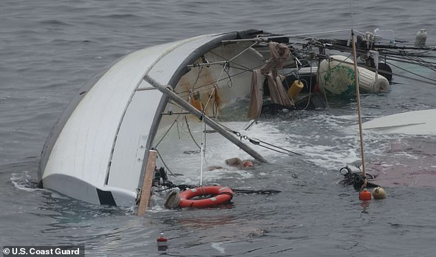 Und dann drehte sich Bertie doch zur Seite © coast guard Kenterung, Rettung,