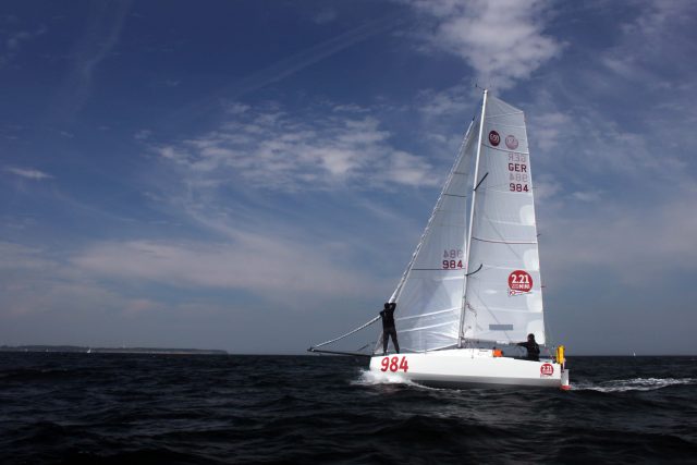 “Die Dinger sind sehr stabil und kurstreu!” © elodie Baltic 500, Oliver Tessloff, Scow Bug, Minii