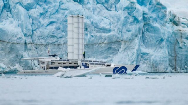Im Brennpunkt des Klimawandels angekommen: Energy Observer im Hohen Norden © energy observer Energy Observer, Arktis, Brennstoffzelle