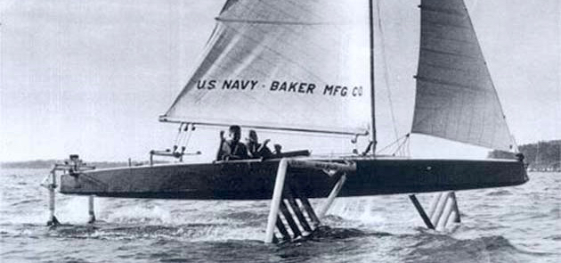 Pioniere, Hydrofoil, Segeln