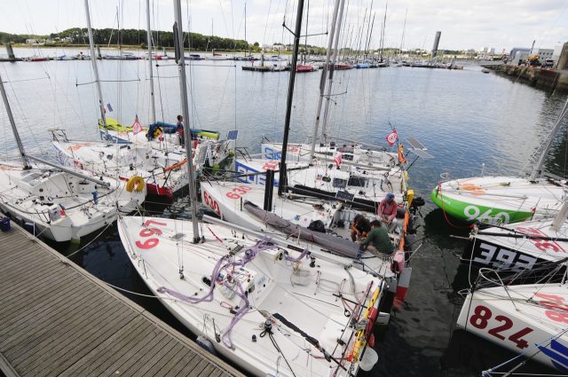 Mal eben checken, wie die anderen das machen © miku Mini Transat, Mini 6.50, Pogo 3, Hendrik Witzmann
