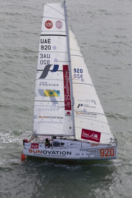 Hendrik Witzmann hat Großes bei dieser Mini-Transat vor. Aber er hat auch reichlich Respekt vor dem, was da alles kommen wird © mini-transat/breschi
