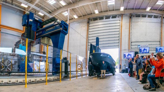 Das Patrouillenboot wurde vom amerikanischen Ingenieurbüro Navatek entworfen.