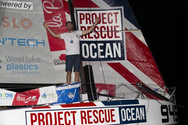 Axel Trehin auf Rang 2 © mini-transat