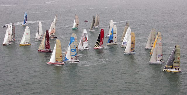 Start Class 40 bei der Transat Jacques Vabre © liot/TJV