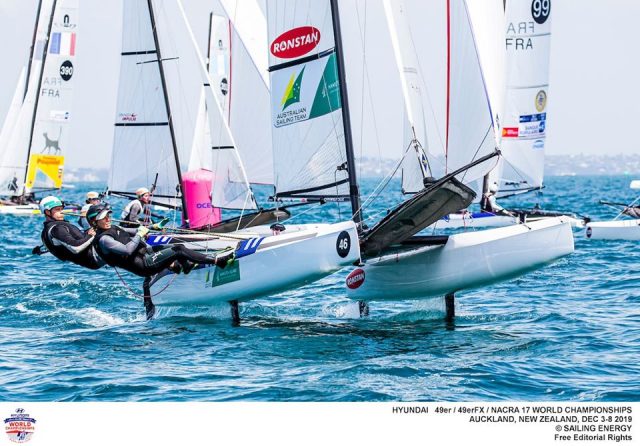 Die Outteridge Geschwister geben richtig Gas. © Jesus Renedo / Sailing Energy