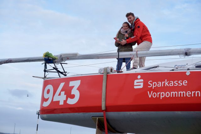 Schwesterherz tauft Lennarts Boot © burke
