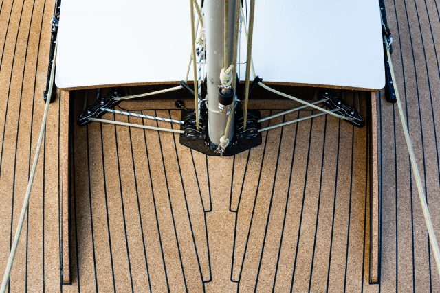 Das Deck besteht aus Kork © Jan Maas