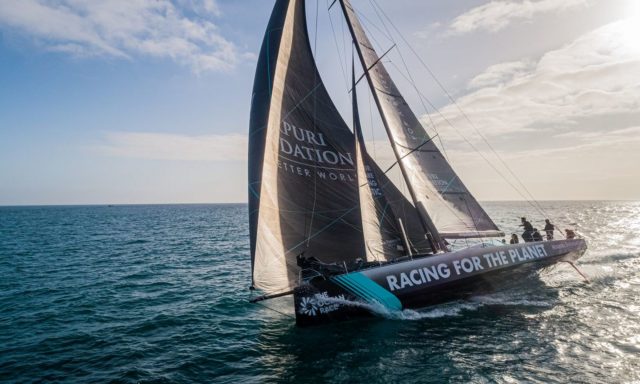 Der Mirpuri VO65-Racer, mit dem Richomme und ine junge Crew um die Welt brettern wollen © mirpuri foundation