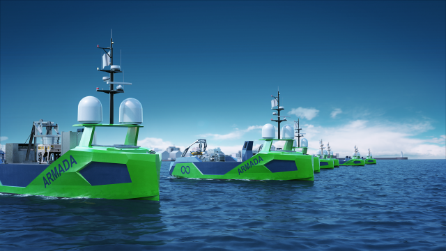 Die unbemannte Roboter-Armada – so könnte sie uns auf den Weltmeeren begegnen © ocean infinity