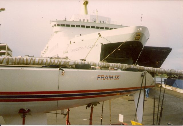 Zu den besonders prestigereichen Aufträgen gehörte der Transport der “Fram IX” des norwegischen Königs © Glogau