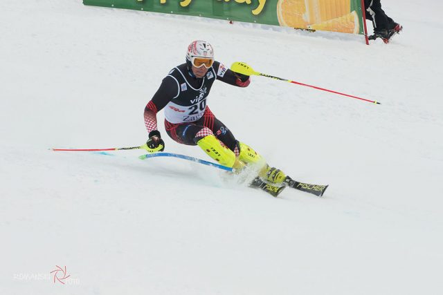 Ivica Kostelic wie man ihn kennt als Slalom-Spezialist. Er gewann vier olympische Silbermedaillen.© Wikimedia Commons