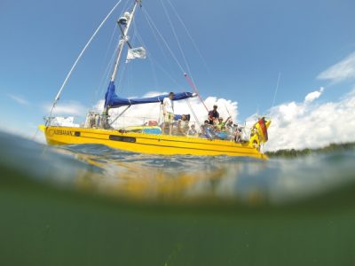 Das Wasser steht für die Crew der “Aldebaran” besonders im Fokus. Foto: Aldebaran Marine Research & Broadcast
