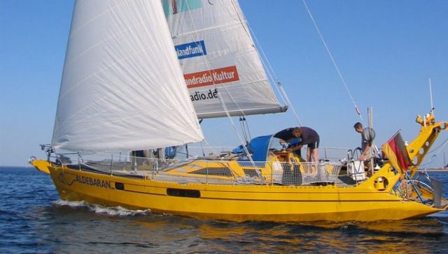 Die Aluminiumyacht wurde 1992 zum Forschungs- und Medienschiff umgebaut. Foto: Aldebaran Marine Research & Broadcast