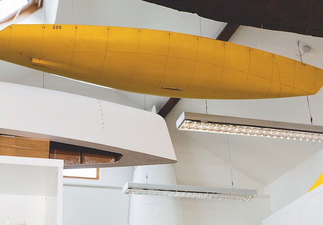 Modelle geben einen Eindruck von Rob Humphreys’ Arbeit. Bild: Jan Maas Yachtmodelle