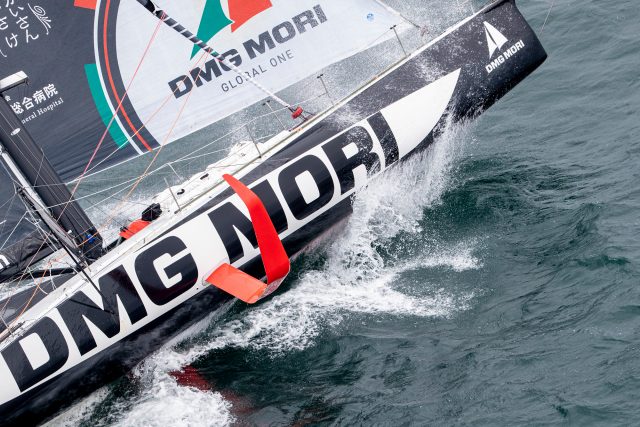 Klasse Werbeträger – auch für Deutschland? DMG MORI in Action! © classe imoca