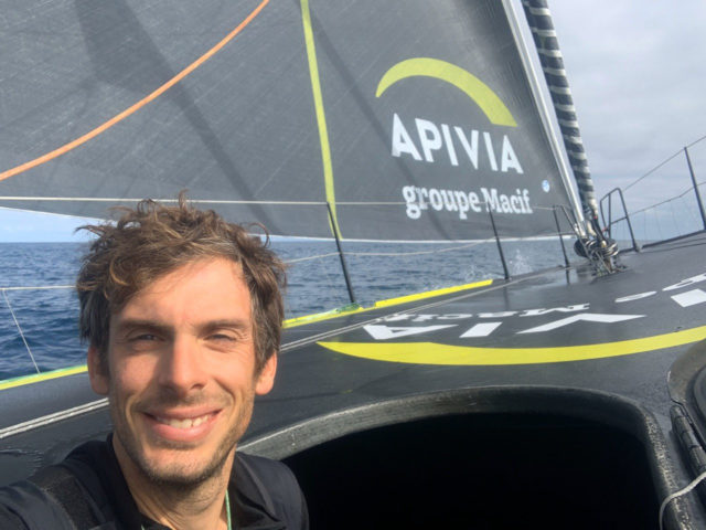 Charlie Dalin darf sich als Leader freuen. Wie lange bleibt er wohl noch vorne? © IMOCA