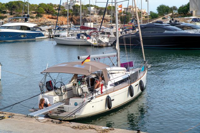 Bei den Liegeplätzen an der Promenade von Porto Cristo herrschte freie Wahl © Nikolas Woeckner