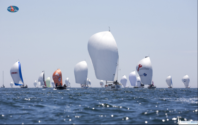Start zur letzten Azoren-Mini-Regatta. Als es dann auch wirklich zu den Azoren ging… © les sables acores/Breschi