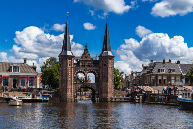 Das historische Wassertor von Sneek